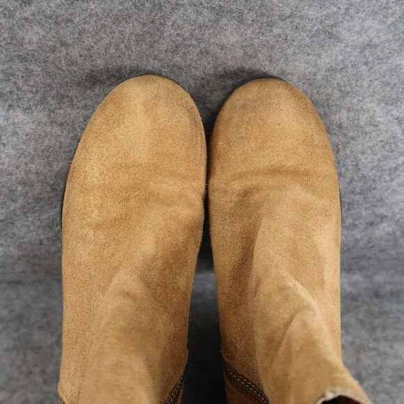 Urban Outfitters Shoes Womens 9 Bootie Fashion Leather Double Zip Moto Lifestyle - Picture 10 of 16